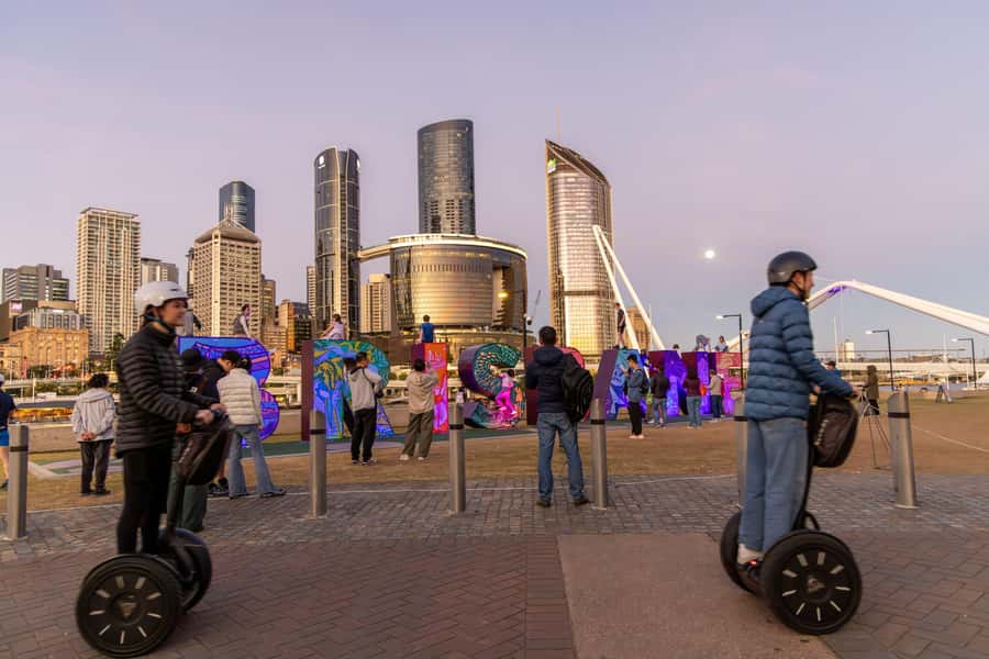 2 hour Brisbane Segway Afternoon & Sunset Thrill Tour - Setting out along Brisbane’s riverfront