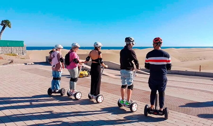 2-Hour Segway Tour: Maspalomas Dunes, Playa Ingles,S.Agustin - Getting comfortable on the Segway