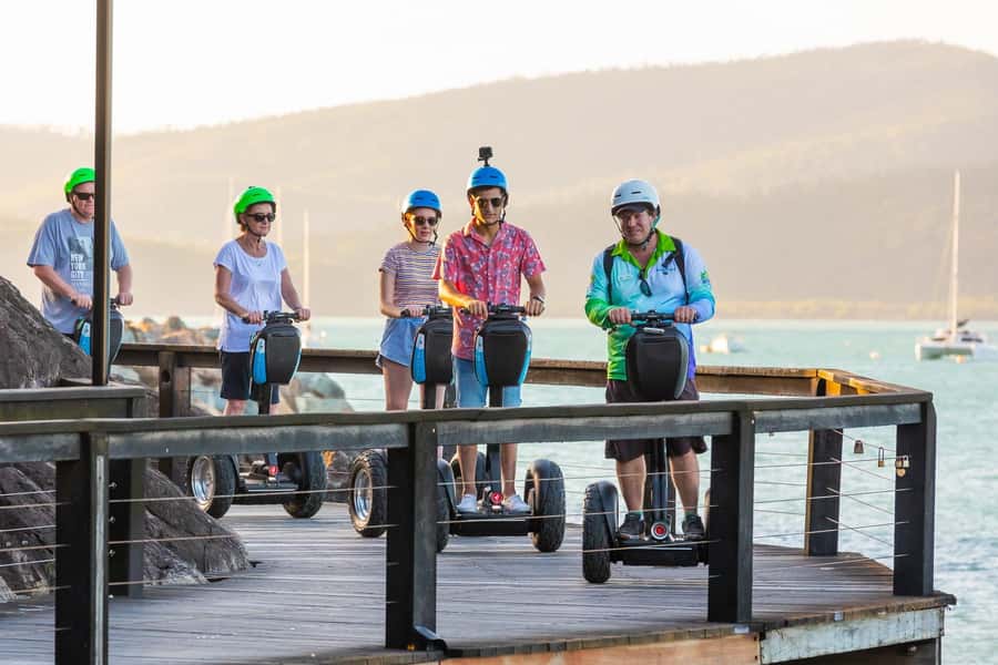 Airlie Beach: 3-Hour Sunset Segway Tour with Dinner - Coral Sea Marina and Shingley Beach