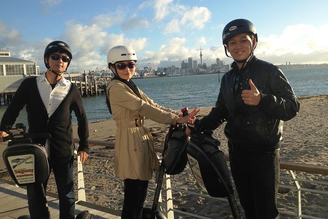 An Hour long Taste of the Segway Sensation and Sightseeing fun - Cheltenham Beach and the Rangitoto view