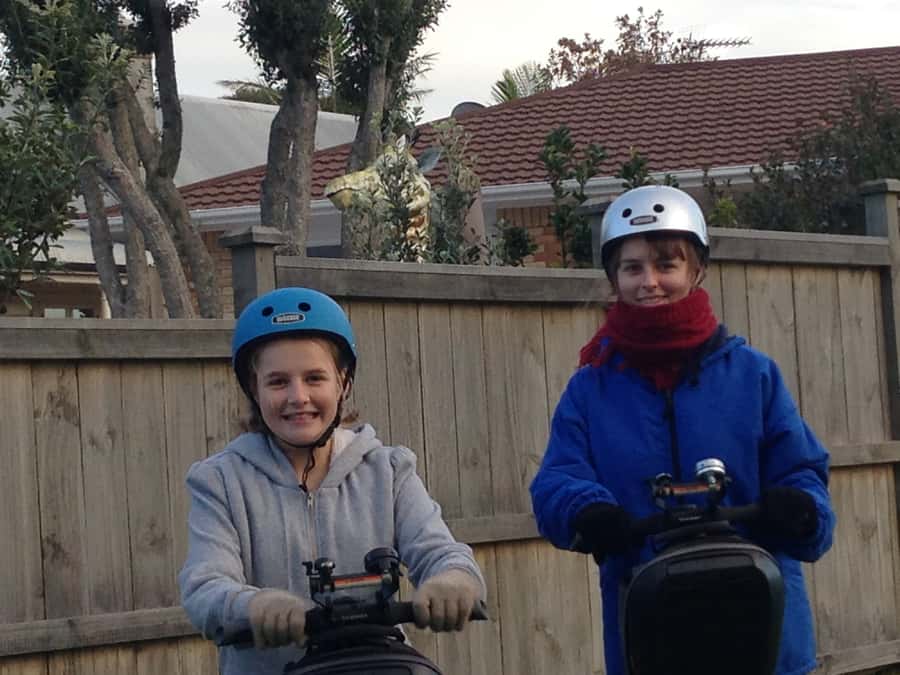 Auckland: Devonport Waterfront Segway - Learning the controls at Victoria Wharf