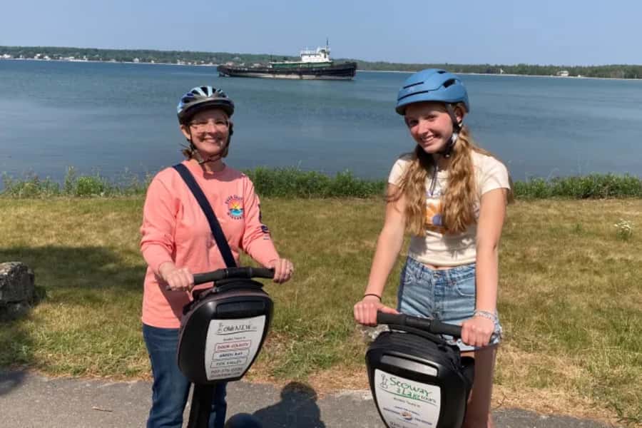 Baileys Harbor Segway Tour - Following Ridges Road Toward the Preserves
