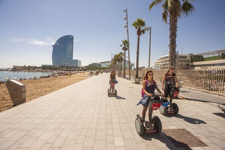Barcelona: 3-Hour Segway Sightseeing Tour - The W Hotel viewpoint and the Olympic coast