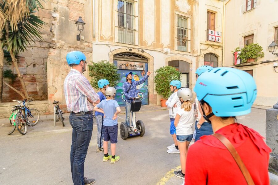 Barcelona: City and Seafront Guided Segway Tour - Through the Gothic Quarter’s narrow lanes
