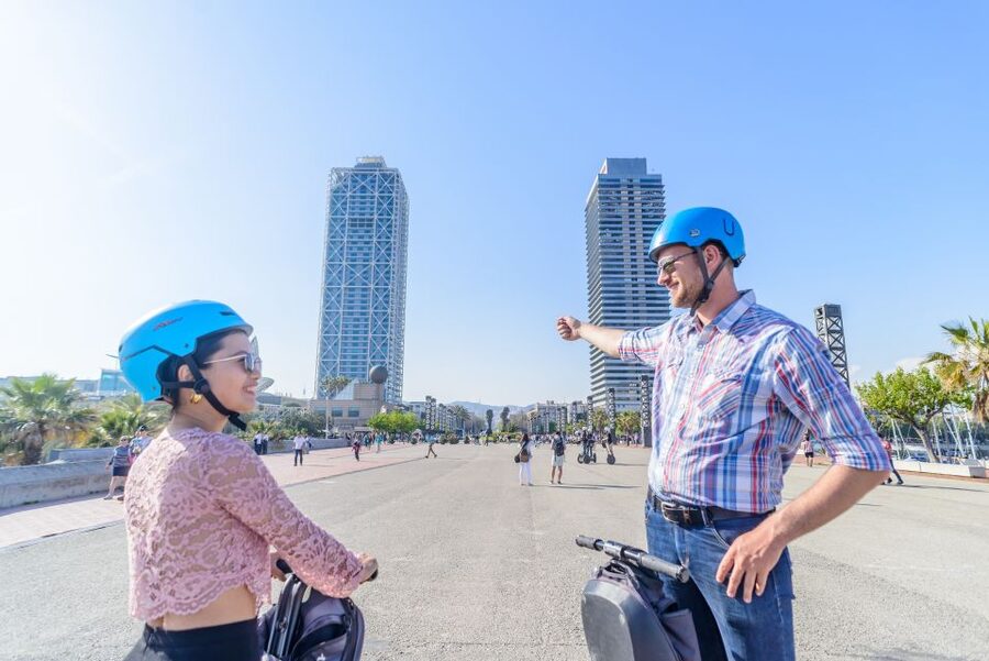 Barcelona: City and Seafront Guided Segway Tour - From El Cap de Barcelona to the old waterfront defenses