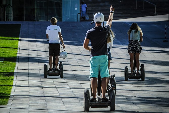 Barcelona Guided 2-hour Segway Tour - Learning to ride before leaving the office