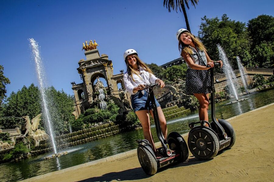 Barcelona Guided Segway Tour - Rolling toward Columbus and Port Vell