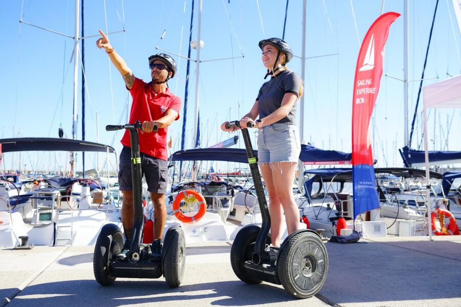Barcelona: Segway Tour & Sailing Experience - Sailing for 1.5 hours aboard Bombon