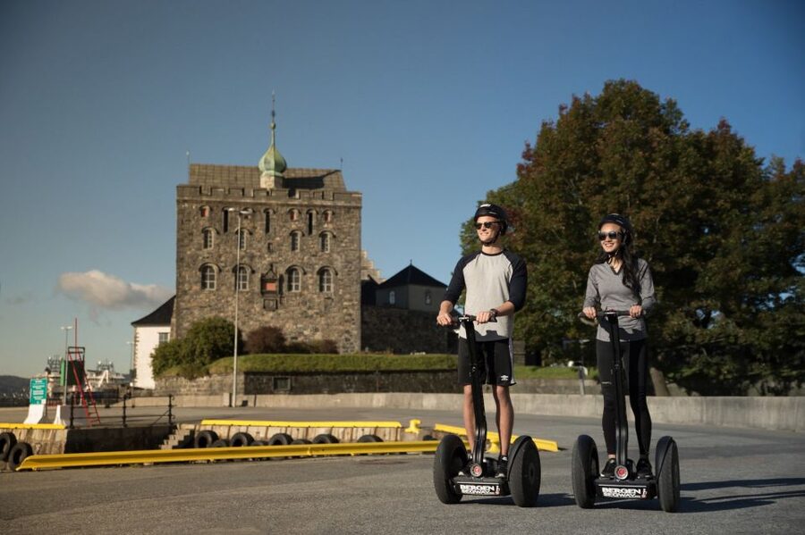 Bergen: 2 Hour Segway Tour - Den Nationale Scene, Blue Stone, and John’s Church