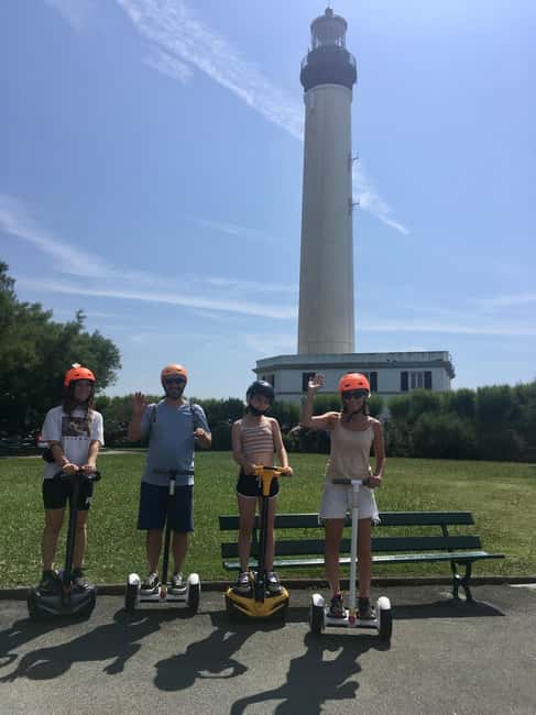 Biarritz happiness: Guided tour by Segway/e-bike + Pala - The Virgin’s Rock and Port Vieux