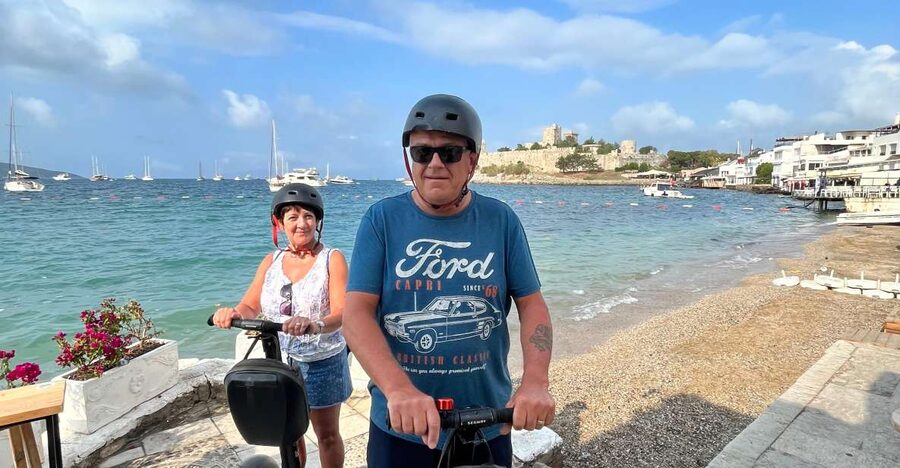 Bodrum Segway Riding Experience - Bodrum Castle beside the harbor