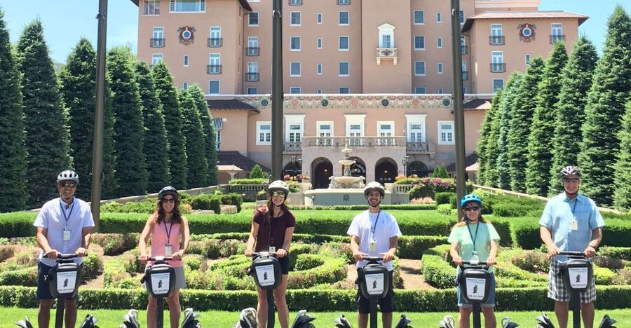 Broadmoor Hotel History Segway Tour - Starr Kempf’s sculptures make a strong first stop