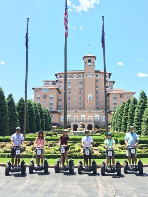 Broadmoor Hotel History Segway Tour - What the equipment and group size mean