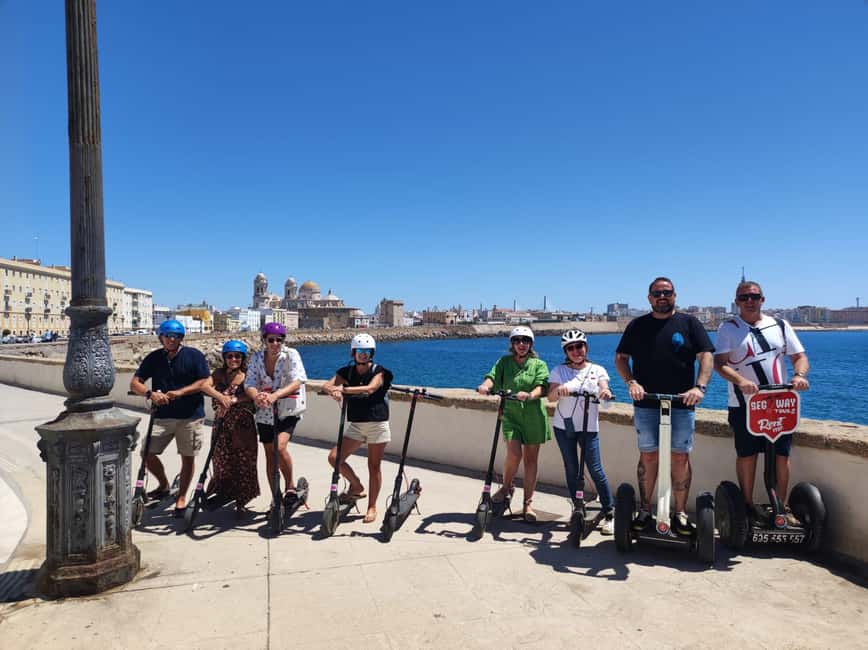 Cadiz: 1.45H Guided Segway/eScooters/EBikes for Big Groups - Cádiz Cathedral and the city’s major landmarks