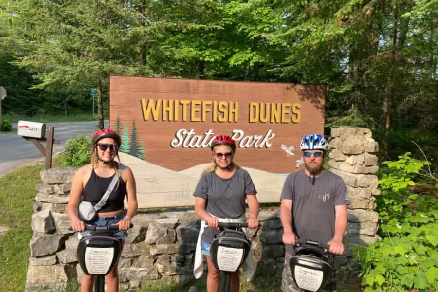 Cave Point & Whitefish Dunes State Park Segway Tour - Key points at a glance