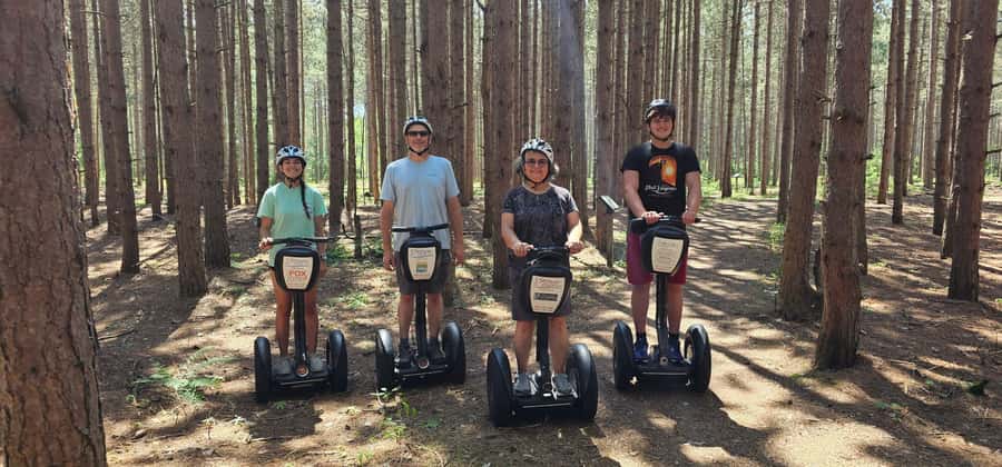 Cave Point & Whitefish Dunes State Park Segway Tour - Learning to ride before the scenery takes over