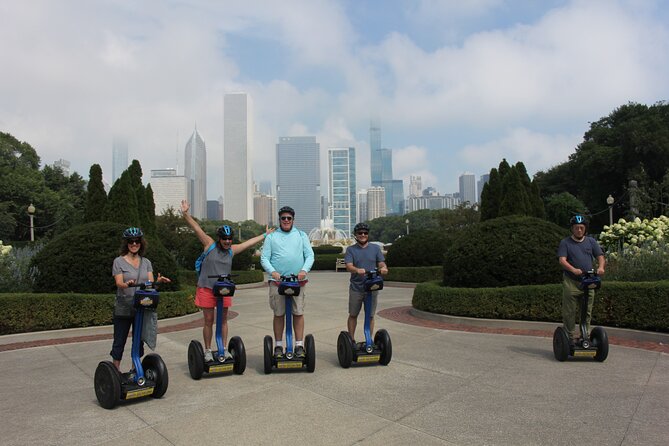 Chicago Sunset Segway Tour - Learning to ride before the city ride