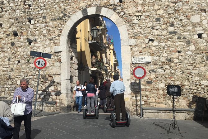 CSTRents - Taormina Segway PT Authorized Tour - Porta Catania and the Capuchin church