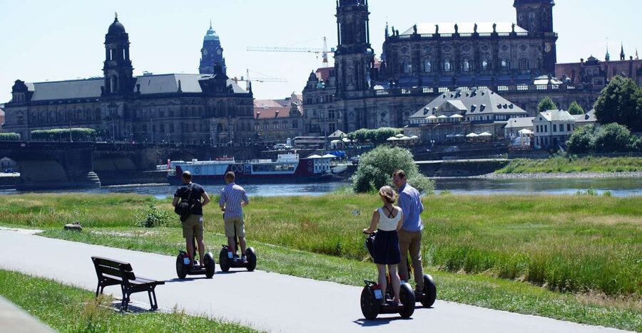 Dresden: Elbe Valley Guided Segway Tour - Starting beside Dresden’s Golden Rider