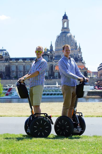 Dresden: Elbe Valley Guided Segway Tour - Learning the Segway before the Elbe ride