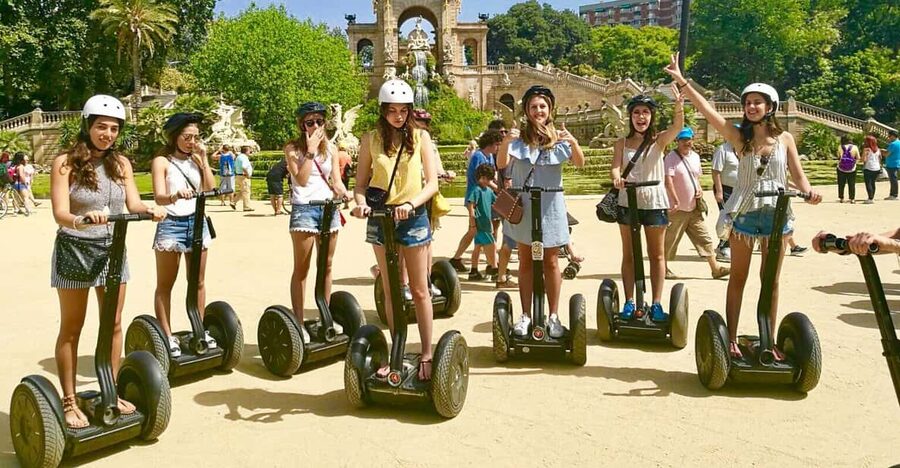 Explore Barcelona with a Guided Segway Tour - The Columbus monument and La Rambla