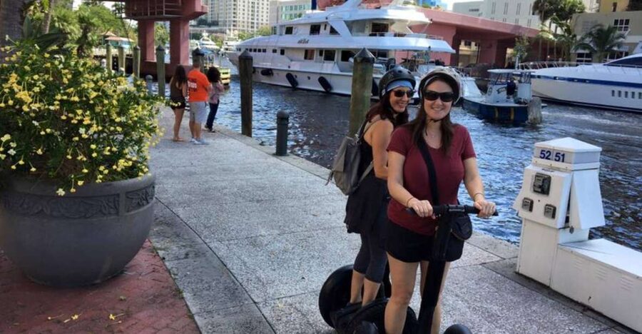 Fort Lauderdale: Famous Yachts and Mansions Segway Tour - Why a Segway works well in Fort Lauderdale