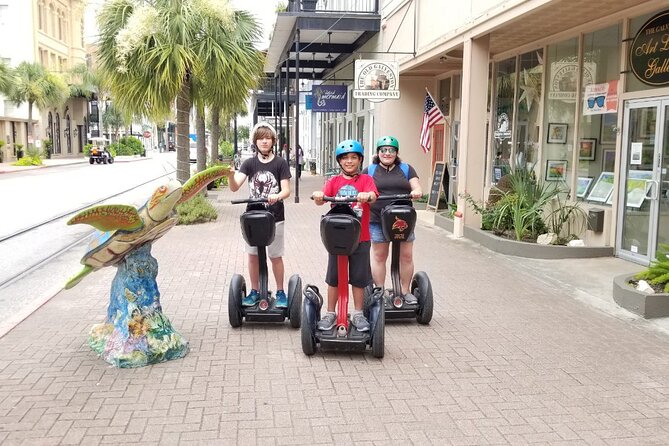 Galveston Seawall SegwayTour - Learning to ride before Galveston opens up