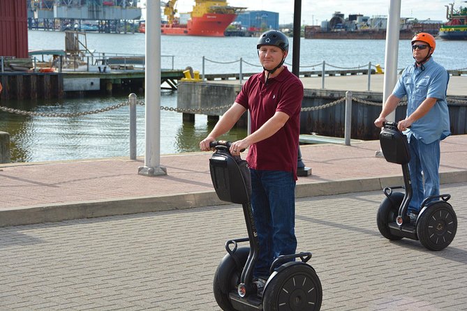 Galveston Seawall SegwayTour - Riding the Galveston Seawall after the 1900 hurricane