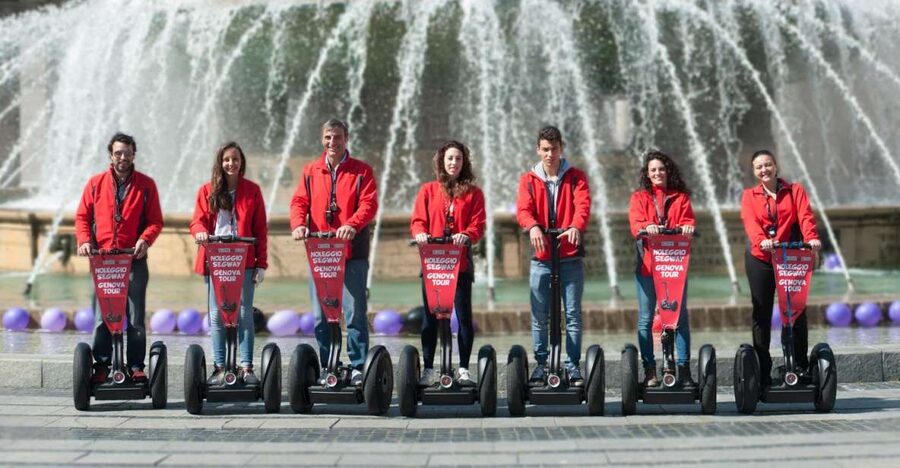 Genova: Segway Tour - Learning the controls before entering the old town