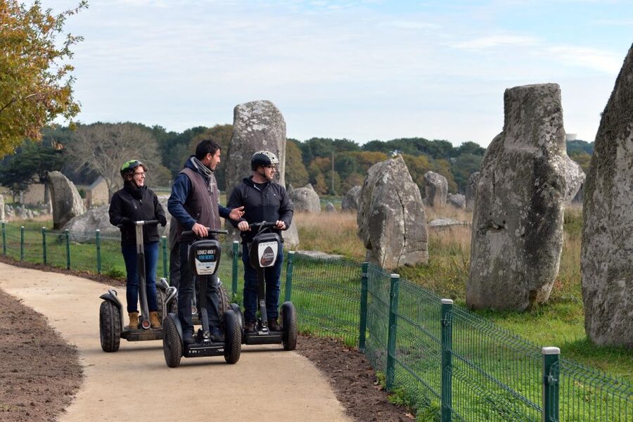 GUIDED IN SEGWAY - MENHIRS - 1:30 - From Boulevard de la Plage into the trees