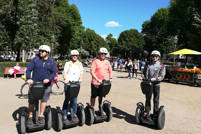 Helsinki Segway Tour - Esplanadi Park and the market area