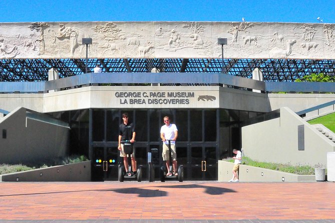 La Brea Tar Pits Segway Tour - Photo stops and reconstructed Ice Age scenes