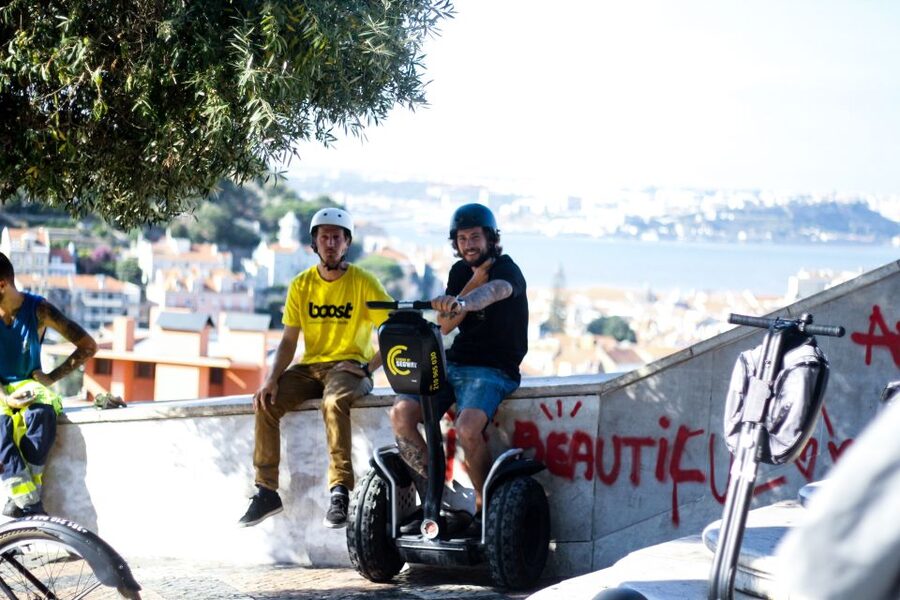 Lisbon: Segway Food Tour of Alfama and Old Town Lisbon - Senhora do Monte delivers the big view