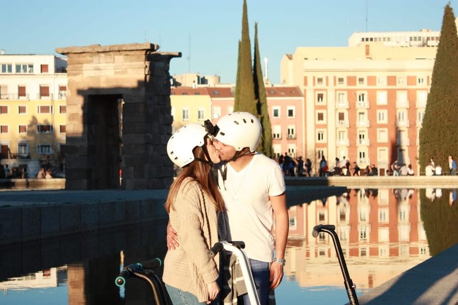 Madrid: City Center Guided Segway Tour - Riding to Temple of Debod