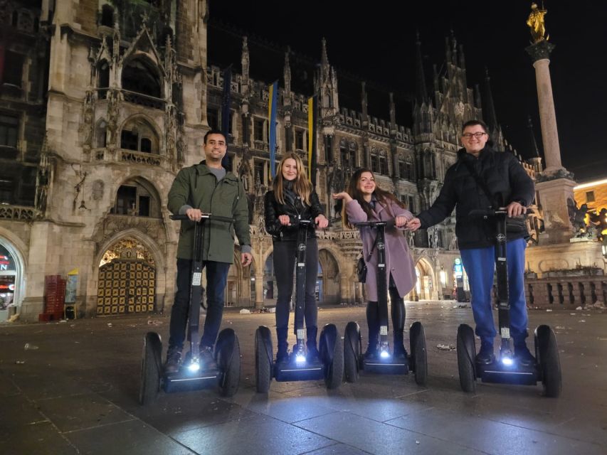 Munich: Guided City Highlights Night Tour by Segway - Learning to ride before the city route