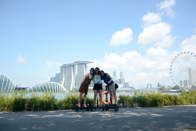 O-Ride Singapore Marina Bay Sands Mini Segway Tour - Crossing toward Marina Barrage