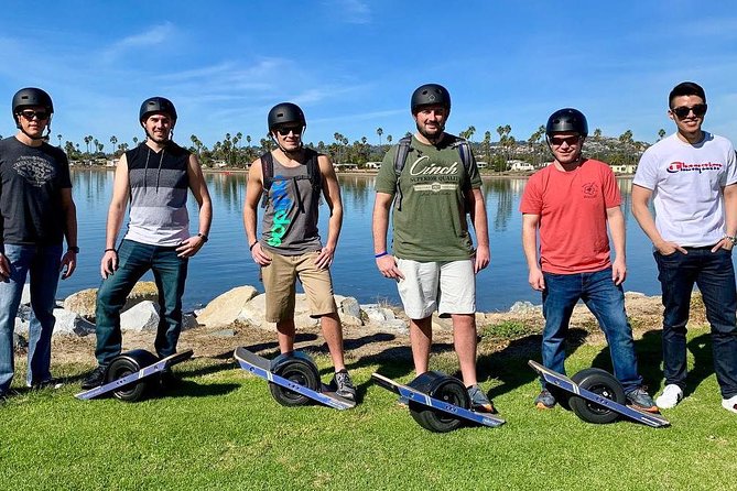 Onewheel Electric Hoverboard Lesson and Bay Ride - Safety gear and learning at a sensible pace