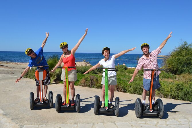 Paphos Segway Tour Morning Tour 11AM - Coastline views and photo stops