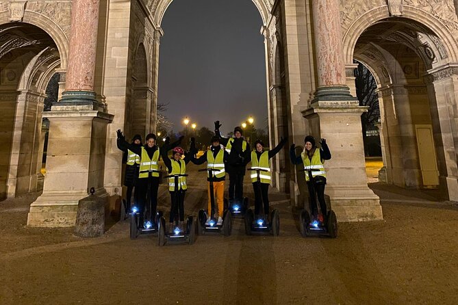 Paris: Segway Night highlights small group tour - Learning the Segway before the city ride