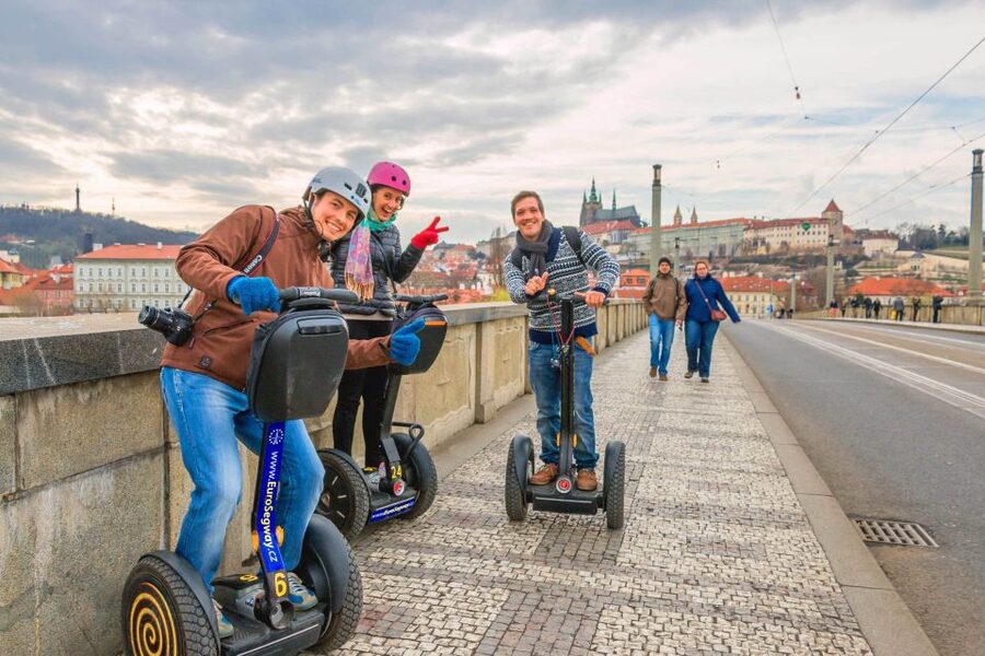 Prague: Grand Segway and eScooter Live Guided City Tour - Key points at a glance