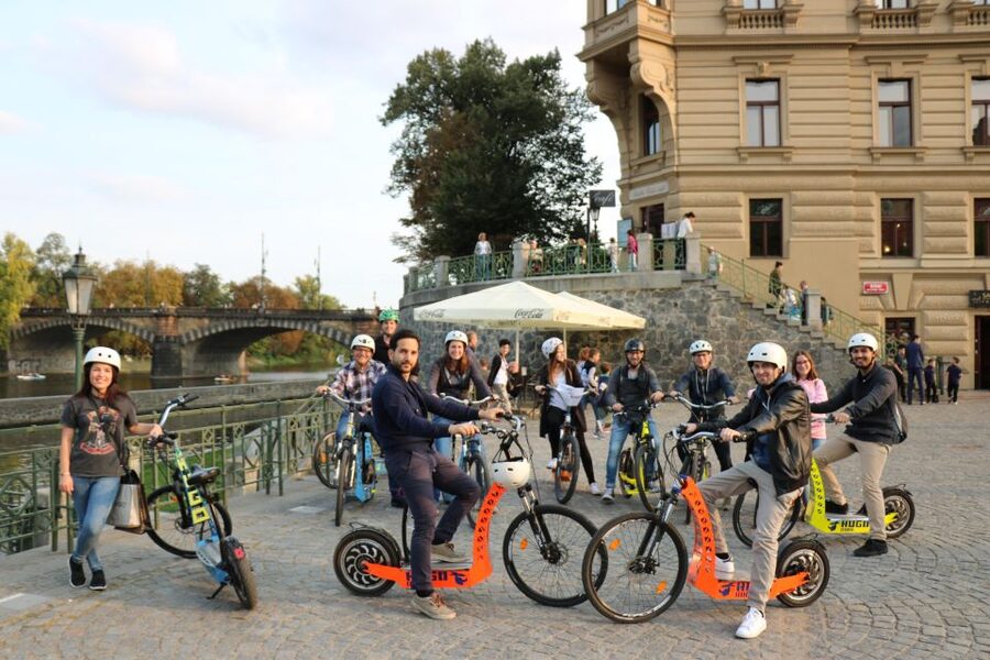Prague: Grand Segway and eScooter Live Guided City Tour - Old Town Square to the Vltava