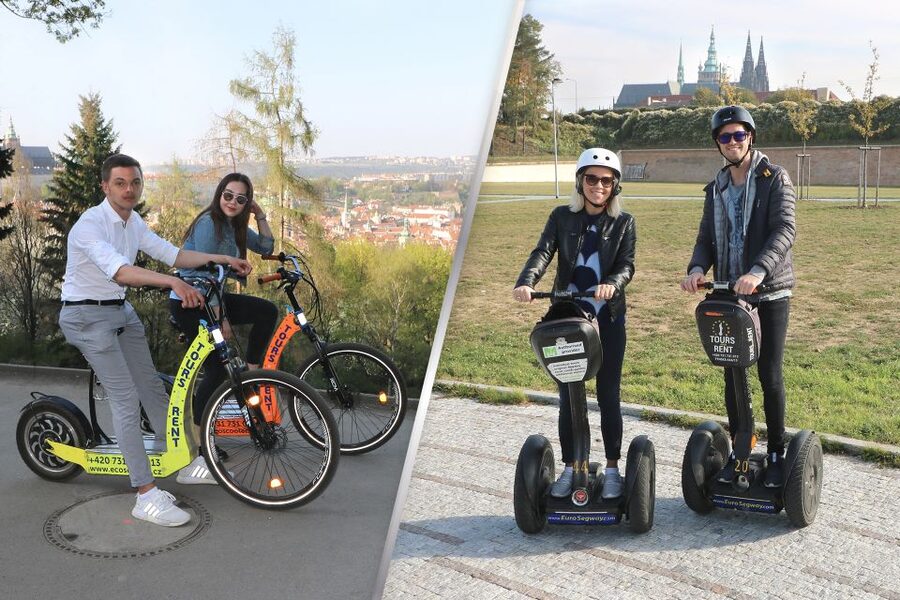 Prague: Half-Day Guided Tour by Segway and E-Scooter - Two Ways to See Prague in Half a Day
