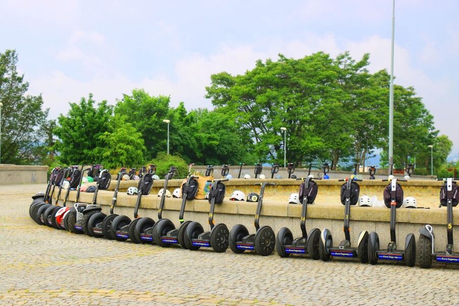 Prague: Half-Day Guided Tour by Segway and E-Scooter - Strahov Monastery and a Monastery Beer