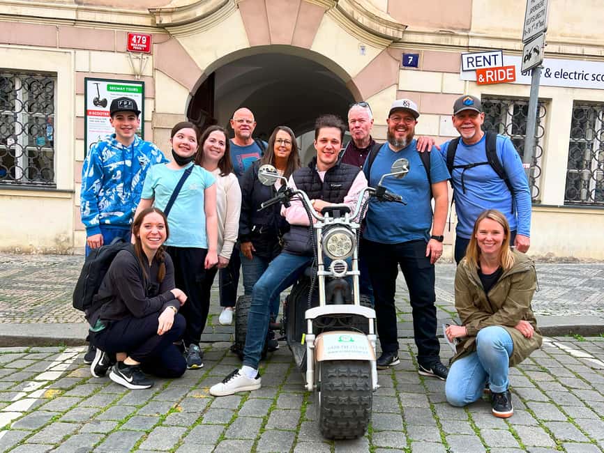 Prague: Monster Bike Trike Tour Euro Segway Experience - Starting beside the Japanese Embassy
