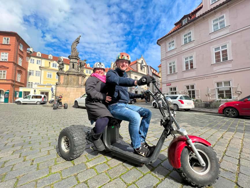 Prague: Monster Bike Trike Tour Euro Segway Experience - Kampa Island and the John Lennon Wall