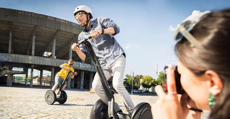 Prague: Segway Tour + Taxi Transfer & Monasteries mini-group - Meeting at Hotel Grandior and getting started