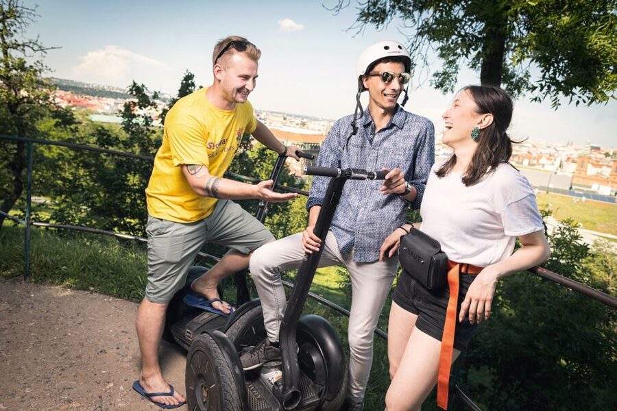 Prague: Segway Tour + Taxi Transfer & Monasteries mini-group - Small groups, private tours, and family fit