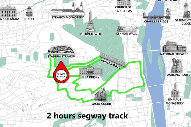 Prague Segway Tour with A Local Guide & Hotel Pick Up - Břevnov Monastery and its small brewery