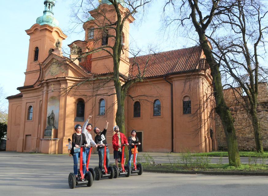 Prague Segway Tour with Oldest Monasteries and Free Taxi - From Hotel Grandior to the Strahov Stadium