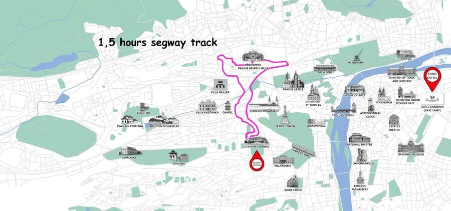Prague: Shared Group/Private Segway Tour with Hotel Transfer - Getting to Strahov Stadium without the usual hassle